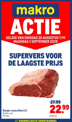 Makro Runder contrafilet 1/2 aanbieding