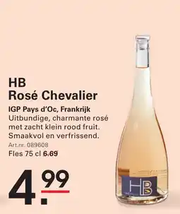 Sligro HB Rosé Chevalier IGP Pays d'Oc, Frankrijk aanbieding
