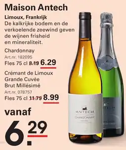 Sligro Maison Antech aanbieding
