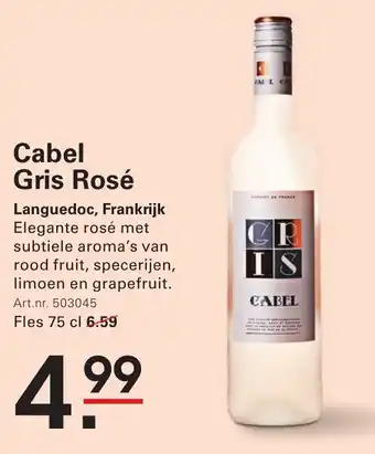Sligro Cabel Gris Rosé aanbieding
