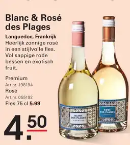 Sligro Blanc & Rosé des Plages aanbieding