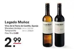 Sligro Legado Muñoz aanbieding