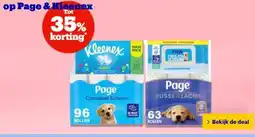 Bol.com op Page & Kleenex aanbieding