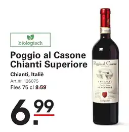 Sligro Poggio al Casone Chianti Superiore aanbieding