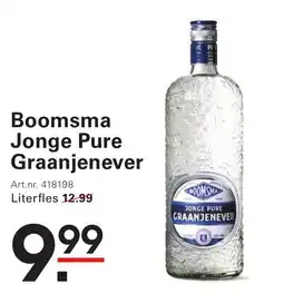 Sligro Boomsma Jonge Pure Graanjenever aanbieding