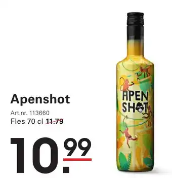 Sligro Apenshot aanbieding