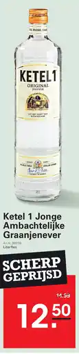 Sligro Ketel 1 Jonge Ambachtelijke Graanjenever aanbieding