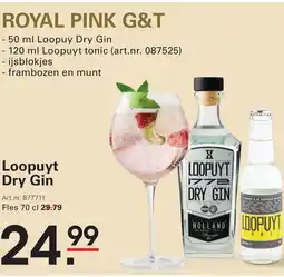 Sligro Loopuyt Dry Gin aanbieding