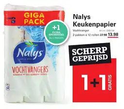 Sligro Nalys Keukenpapier +1 aanbieding