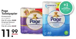 Sligro Page Toiletpapier aanbieding