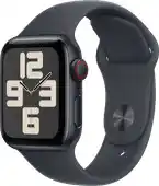 Bol.com Apple Watch SE 2024 GPS + Cellular 40mm Midnight Aluminium Case with Midnight Sport Band - S/M aanbieding