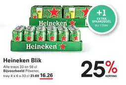 Sligro Heineken Blik aanbieding