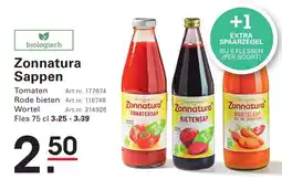 Sligro Zonnatura Sappen aanbieding