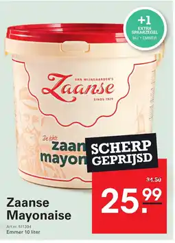 Sligro Zaanse Mayonaise aanbieding