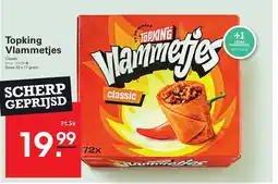 Sligro Topking Vlammetjes aanbieding