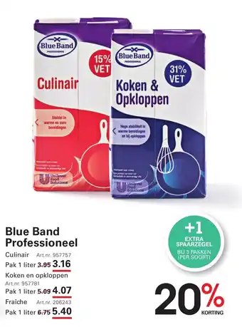 Sligro Blue Band Professioneel aanbieding