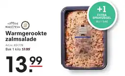 Sligro Warmgerookte zalmsalade aanbieding