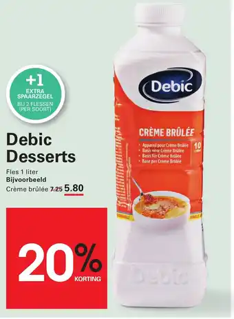 Sligro Debic Desserts aanbieding