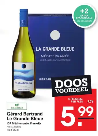 Sligro Gérard Bertrand Le Grande Bleue aanbieding