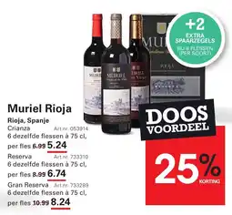 Sligro Muriel Rioja aanbieding