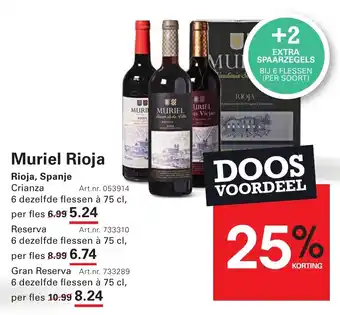 Sligro Muriel Rioja aanbieding