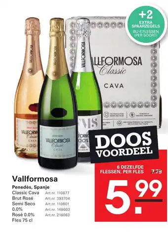 Sligro Vallformosa aanbieding