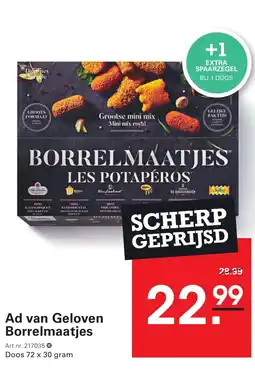 Sligro Ad van Geloven Borrelmaatjes aanbieding
