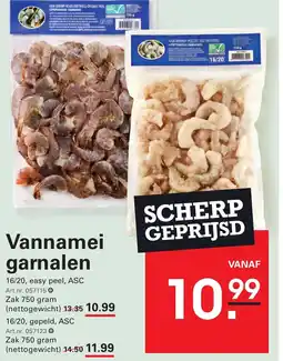 Sligro Vannamei garnalen aanbieding