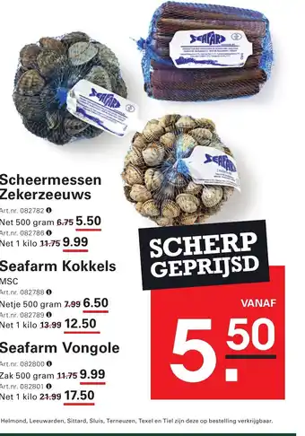 Sligro Scheermessen Zekerzeeuws aanbieding