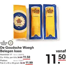 Sligro De Goudsche Waegh Belegen kaas aanbieding