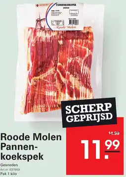 Sligro Roode Molen Pannen- koekspek aanbieding