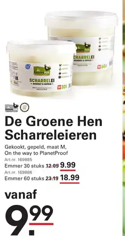 Sligro De Groene Hen Scharreleieren aanbieding