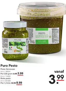 Sligro Puro Pesto aanbieding