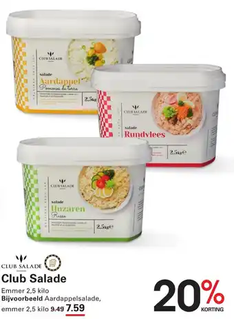 Sligro Club Salade aanbieding