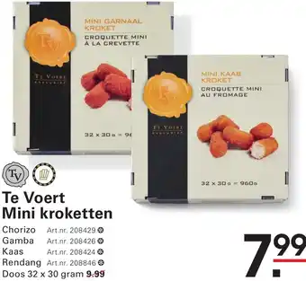 Sligro Te Voert Mini kroketten aanbieding