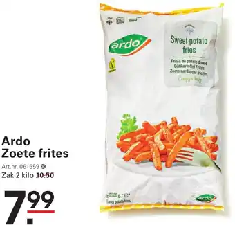 Sligro Ardo Zoete frites aanbieding