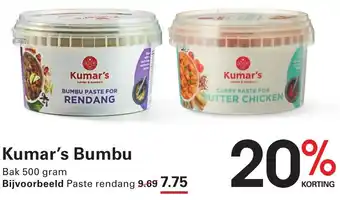 Sligro Kumar's Bumbu aanbieding