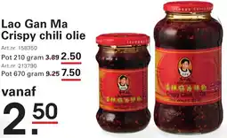 Sligro Lao Gan Ma Crispy chili olie aanbieding