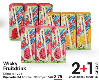 Sligro Wicky Fruitdrink aanbieding