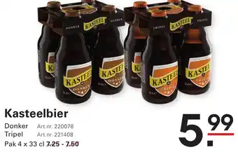 Sligro Kasteelbier aanbieding
