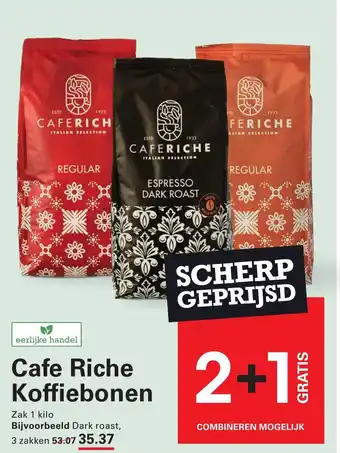 Sligro Cafe Riche Koffiebonen aanbieding