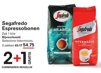 Sligro Segafredo Espressobonen aanbieding