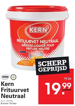 Sligro Kern Frituurvet Neutraal aanbieding