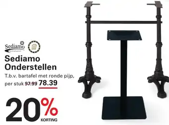 Sligro Sediamo Onderstellen aanbieding
