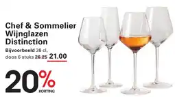 Sligro Chef & Sommelier Wijnglazen Distinction aanbieding