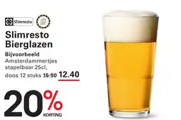 Sligro Slimresto Bierglazen aanbieding