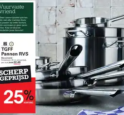 Sligro TGFF Pannen RVS aanbieding