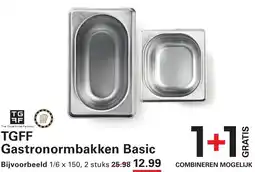 Sligro TGFF Gastronormbakken Basic aanbieding