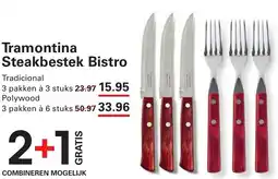 Sligro Tramontina Steakbestek Bistro aanbieding