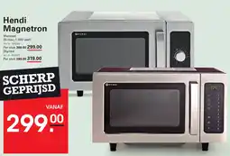 Sligro Hendi Magnetron aanbieding